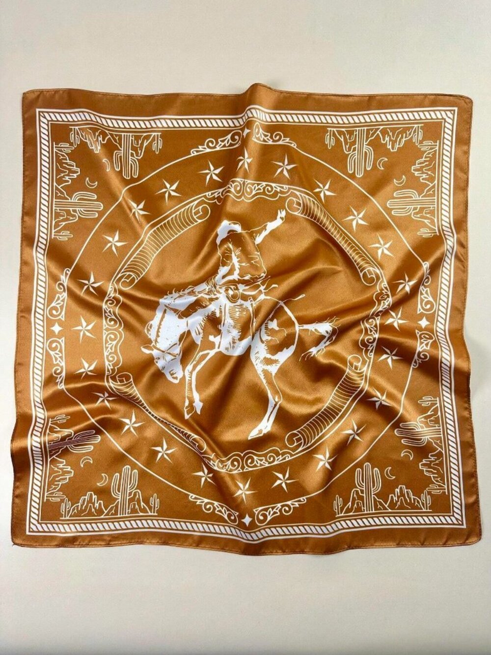 Western Cowboy Square Scarf